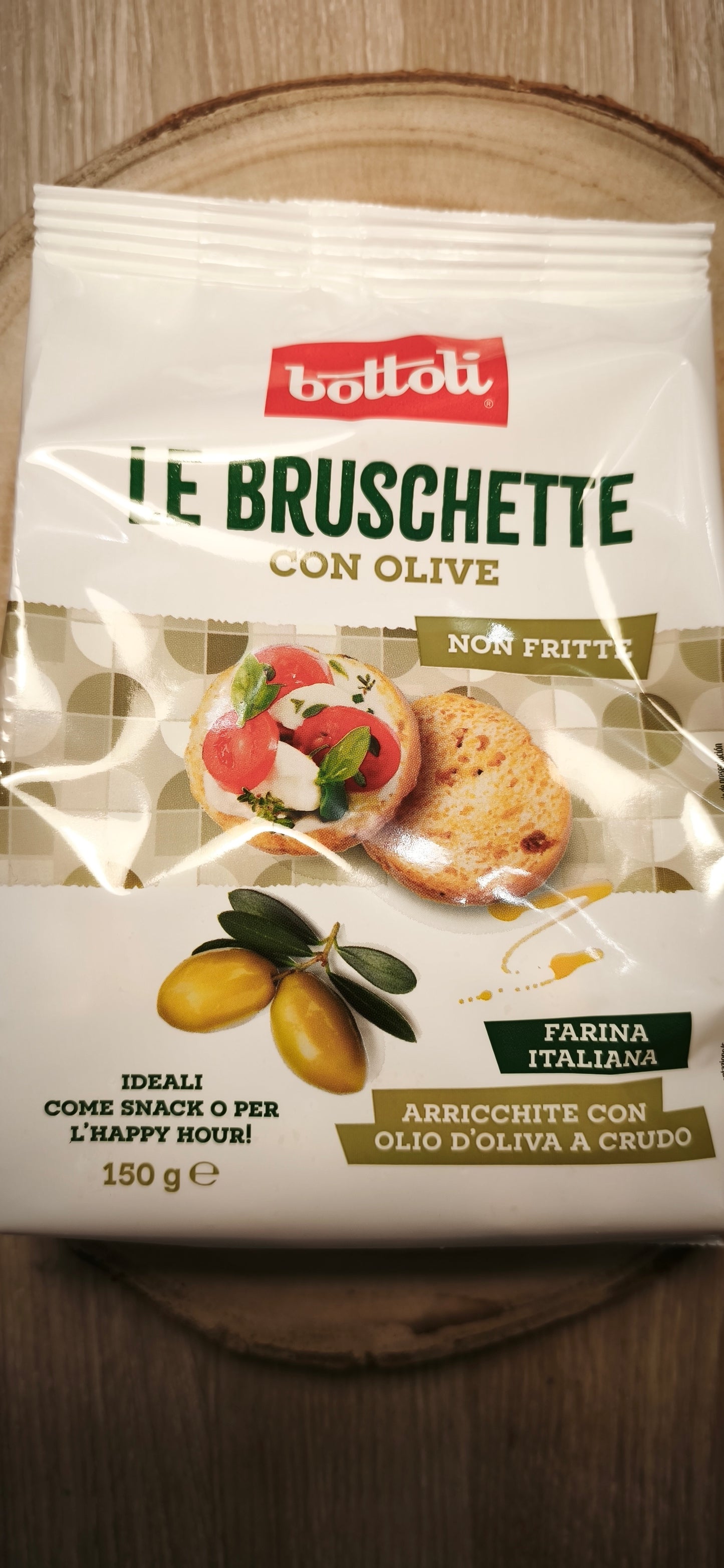 Mini bruschetta olive sachet 150g