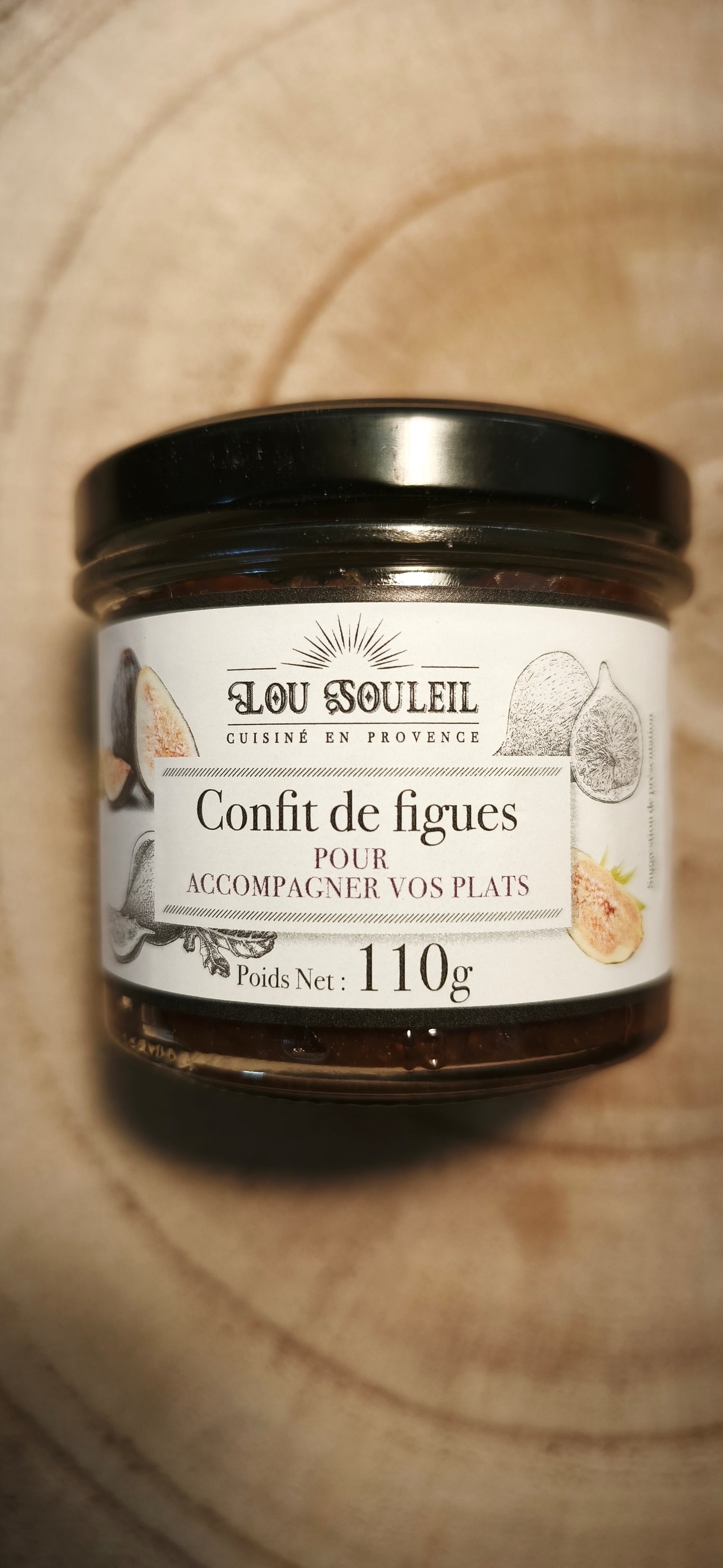 Confit de figues France bocal 110g
