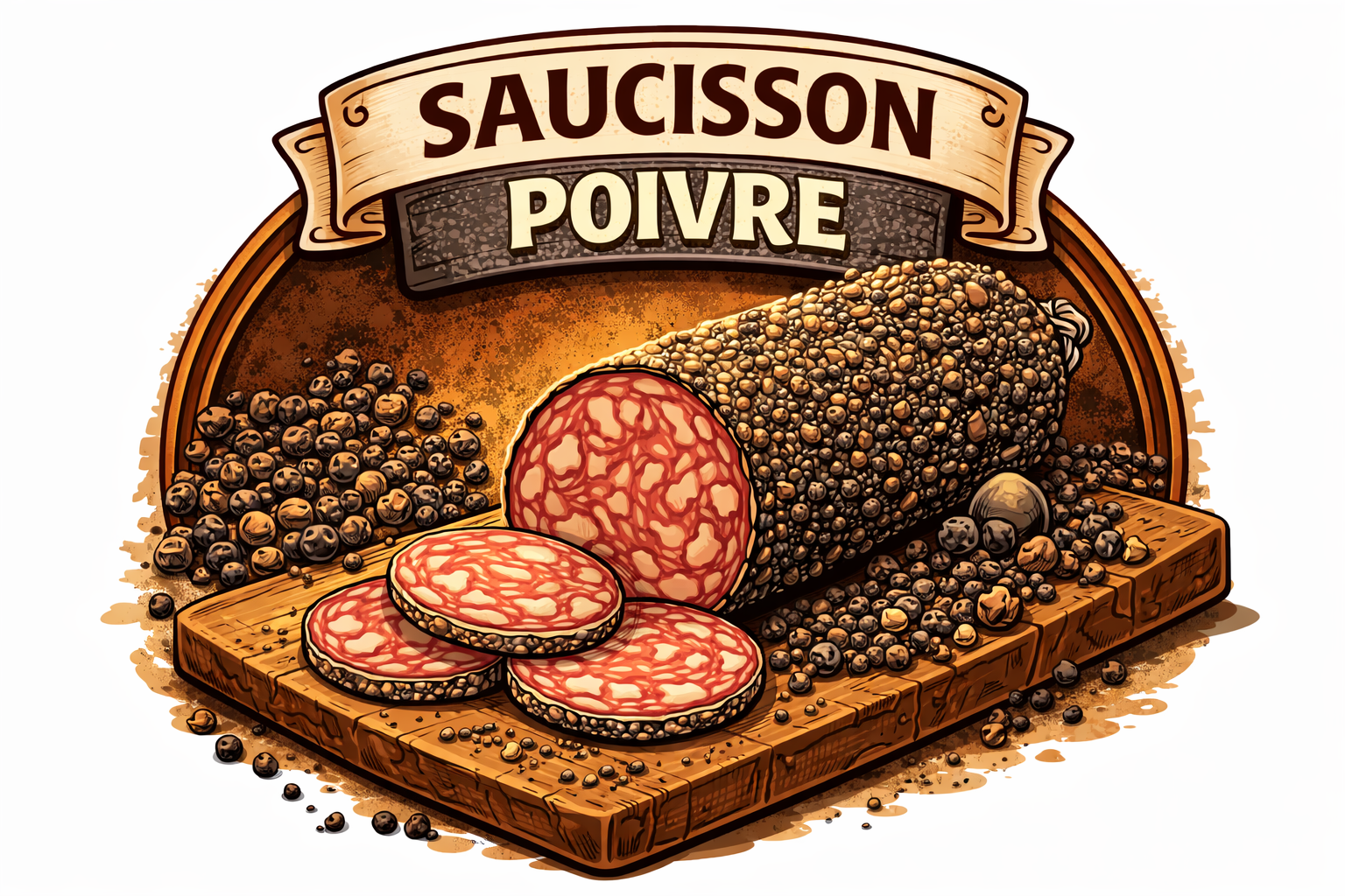 saucisson poivre 150g