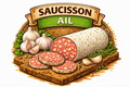 Saucisson ail 150g
