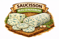Saucisson bleu d'auvergne 150g