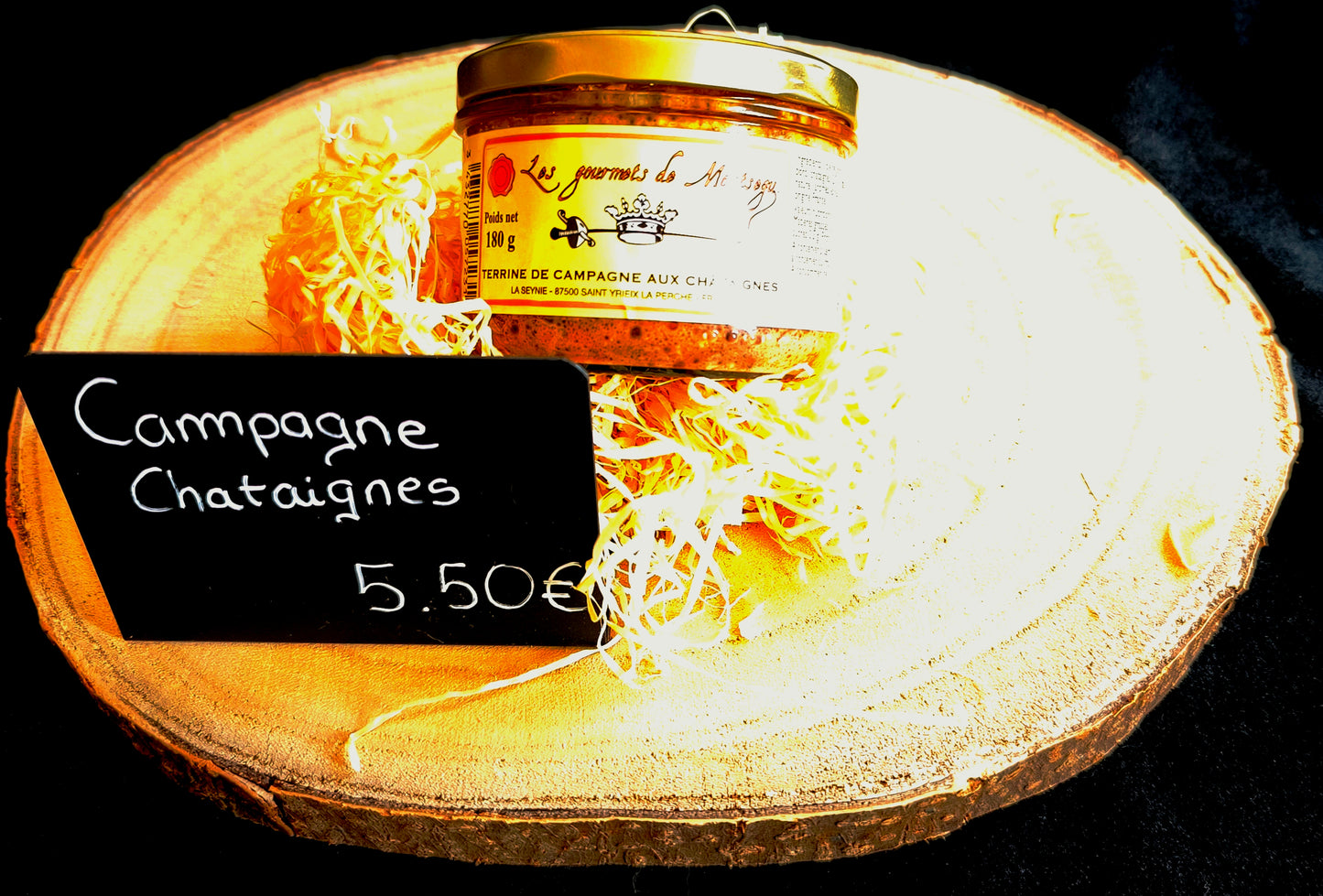 Terrine de campagne aux châtaignes 180g