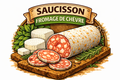 saucisson fromage chèvre 150g