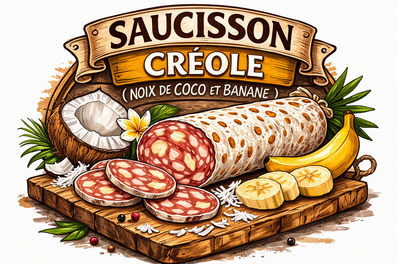 saucisson créole 150g