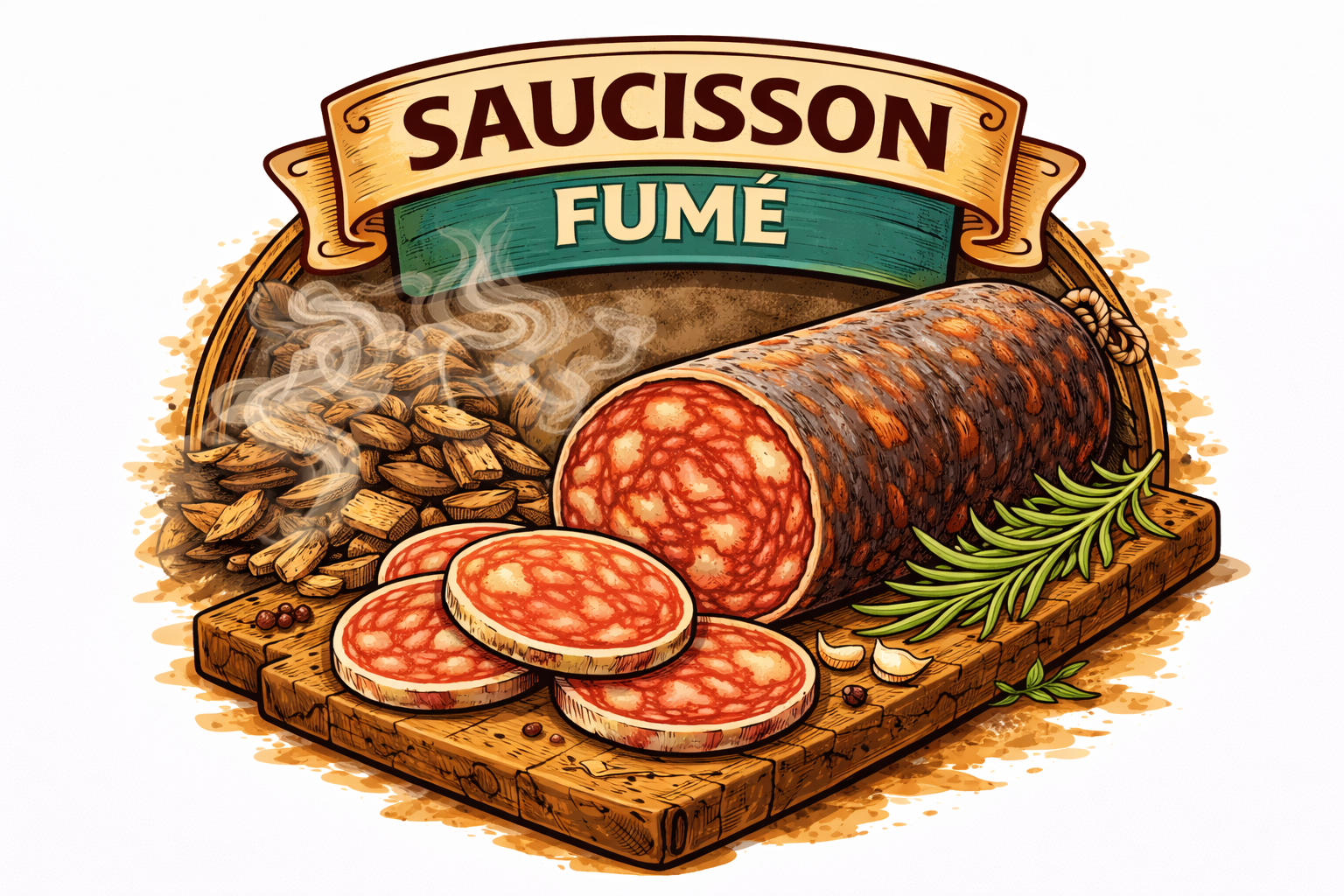 saucisson fumé 150g