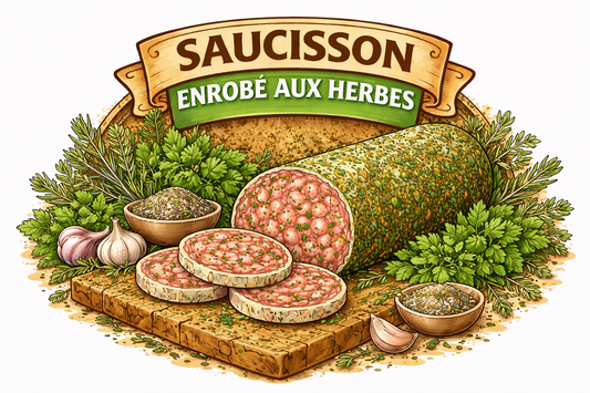 Saucisson enrobé aux herbes 150g