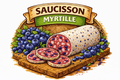saucisson myrtilles 150g