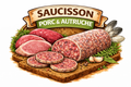 Saucisson porc et autruche 150g