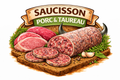 Saucisson porc et taureau 150g