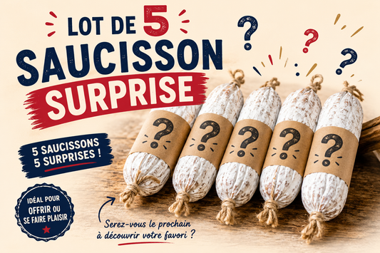 Lot surprise 5 saucissons